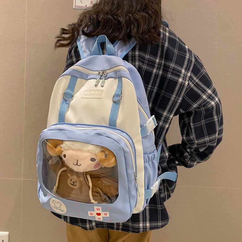 推し活グッズ ぬいぐるみ窓付き推し活リュック