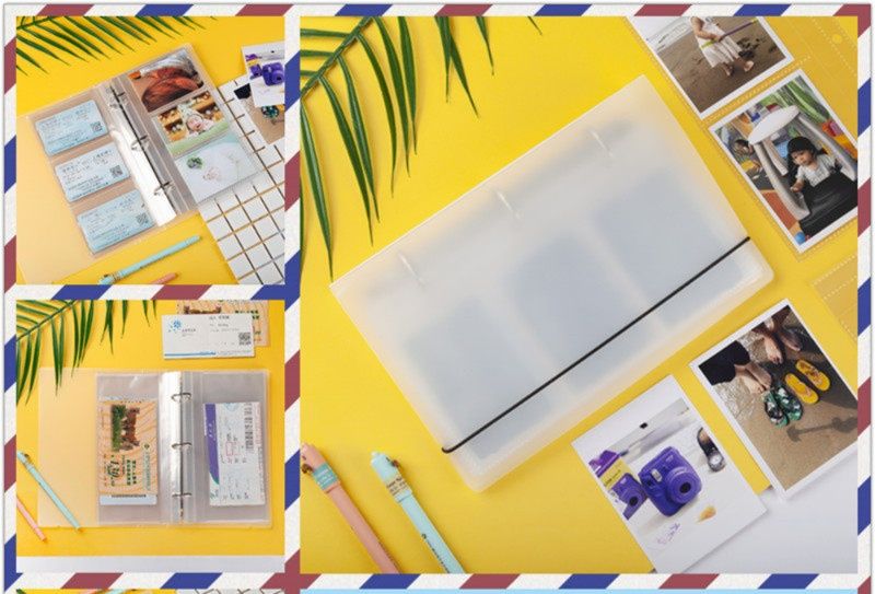 推し活グッズ 透明リング式写真整理帳ブロマイド収納アルバム