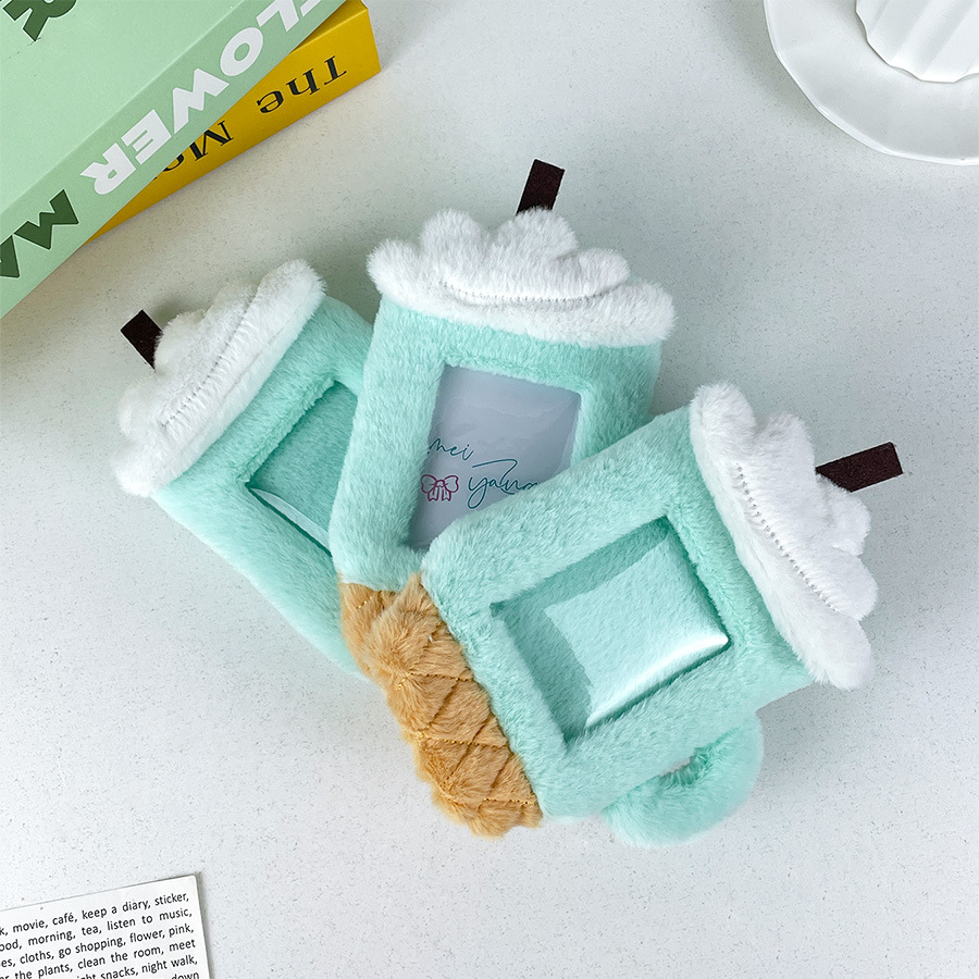 推し活グッズ もこもこ飲み物風トレカケース