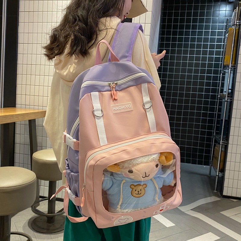 推し活グッズ ぬいぐるみ窓付き推し活リュック