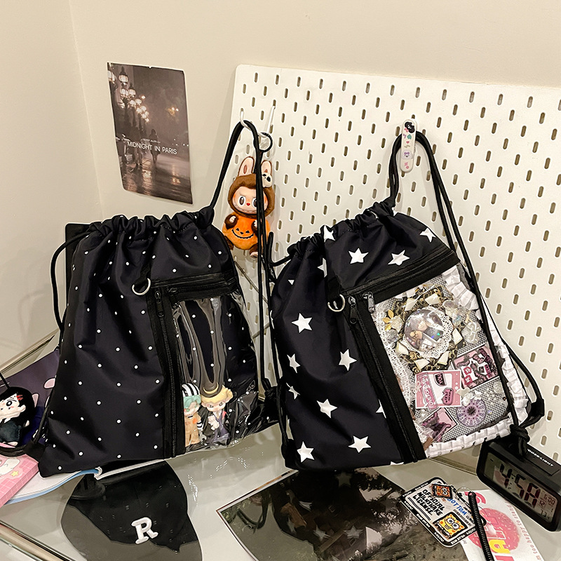 推し活グッズ 推し収納巾着リュック