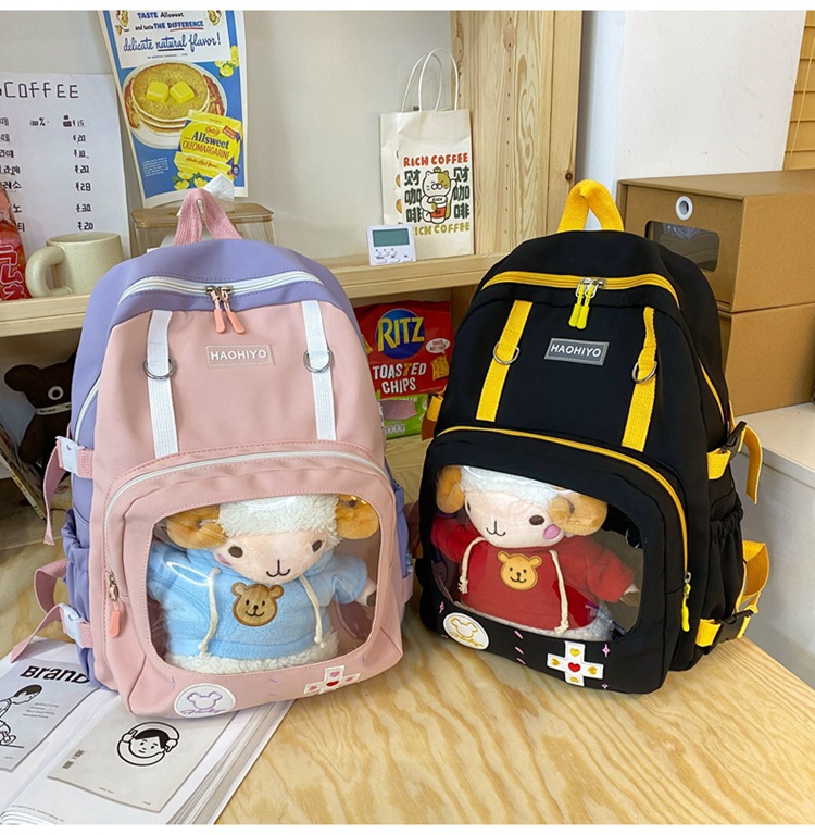 推し活グッズ ぬいぐるみ窓付き推し活リュック