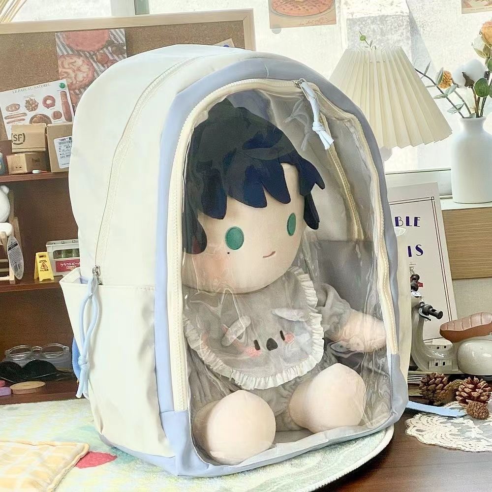 推し活グッズ ぬいぐるみ透明収納リュック