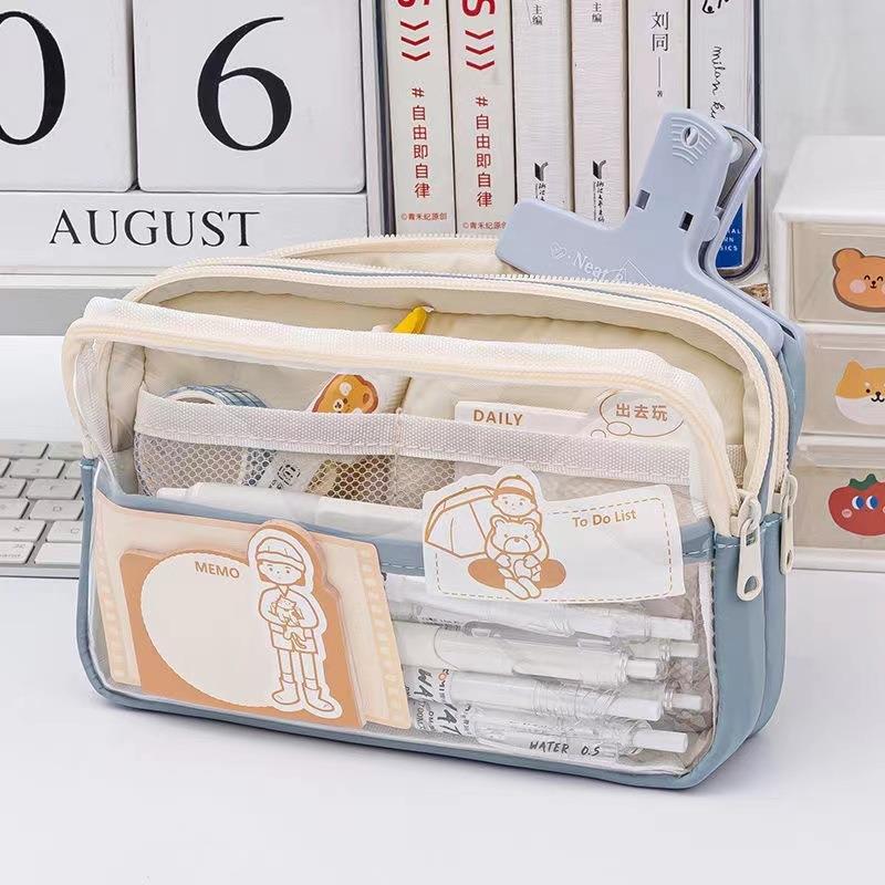 推し活グッズ 透明メッシュ推しグッズ収納ポーチ
