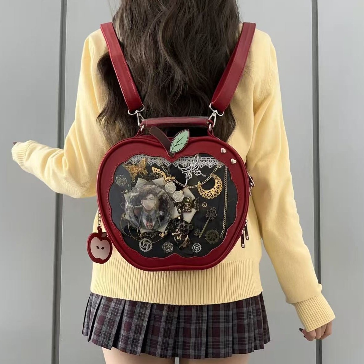 推し活グッズ 魅惑の林檎コレクション背負い袋
