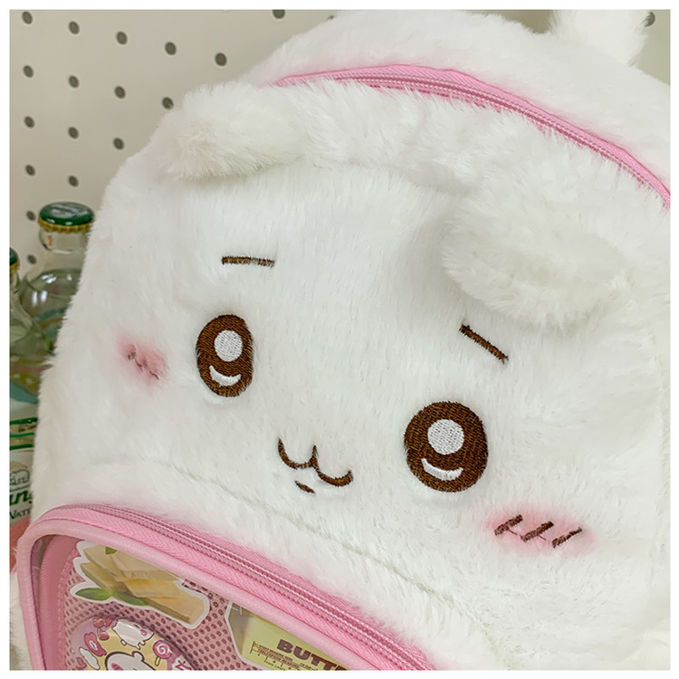 推し活グッズ ふわもこうさぎ推し活リュック