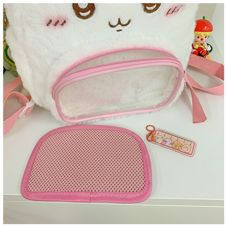 推し活グッズ ふわもこうさぎ推し活リュック