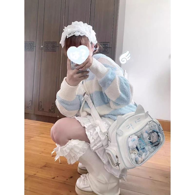 推し活グッズ お供の天使猫 ぷくぷくショルダーバッグ