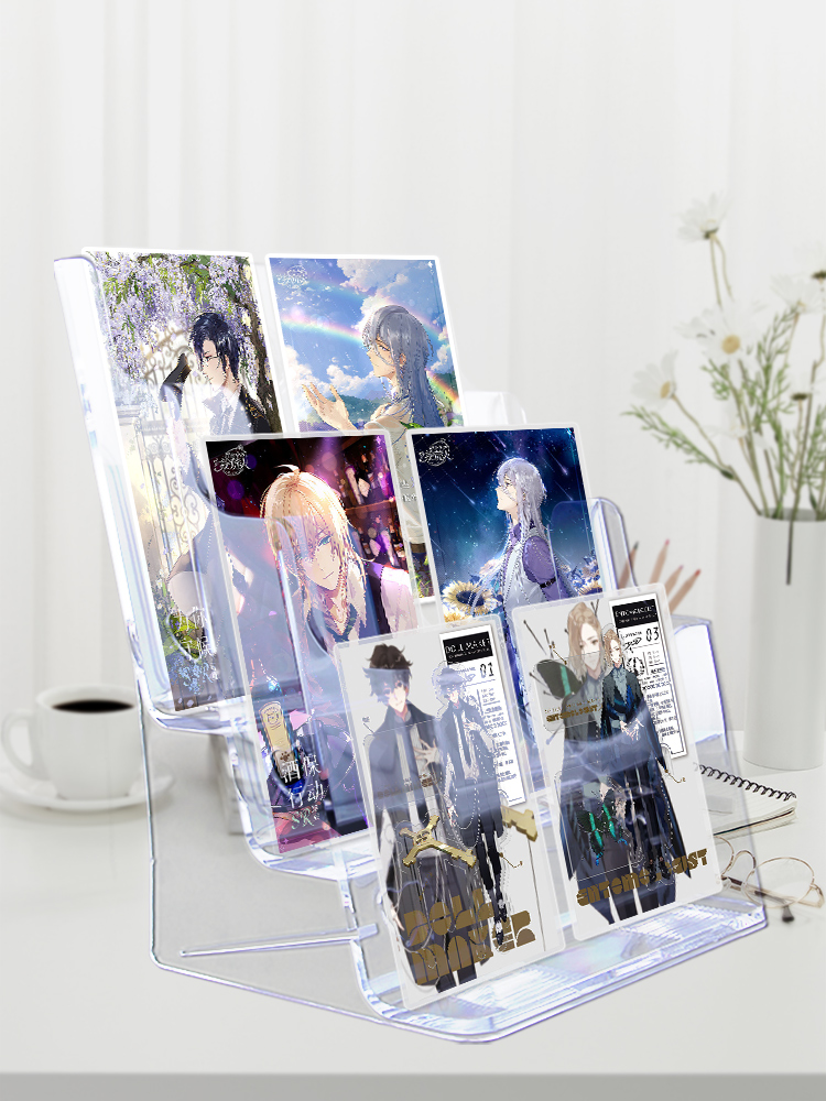 推し活グッズ 段差式アクリルプロマイドスタンド