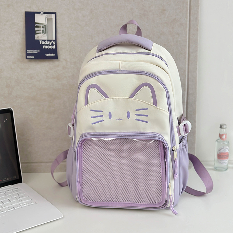 推し活グッズ ねこさん顔の推し活リュック