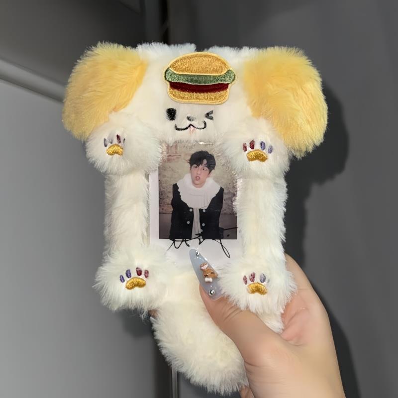 推し活グッズ もふもふ子犬のプロマイドケース