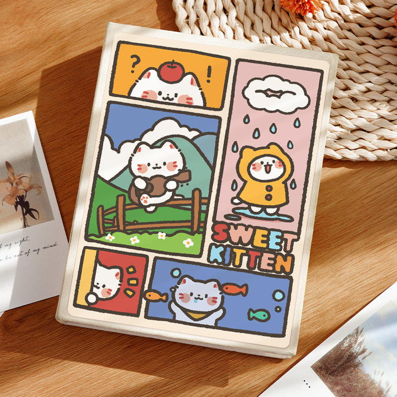 推し活グッズ 四コマ漫画風ねこちゃんプロマイドケース