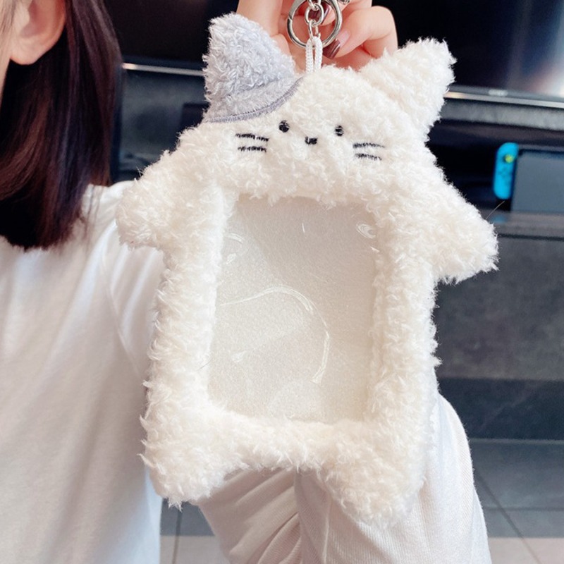 推し活グッズ もこもこ動物プロマイドケース