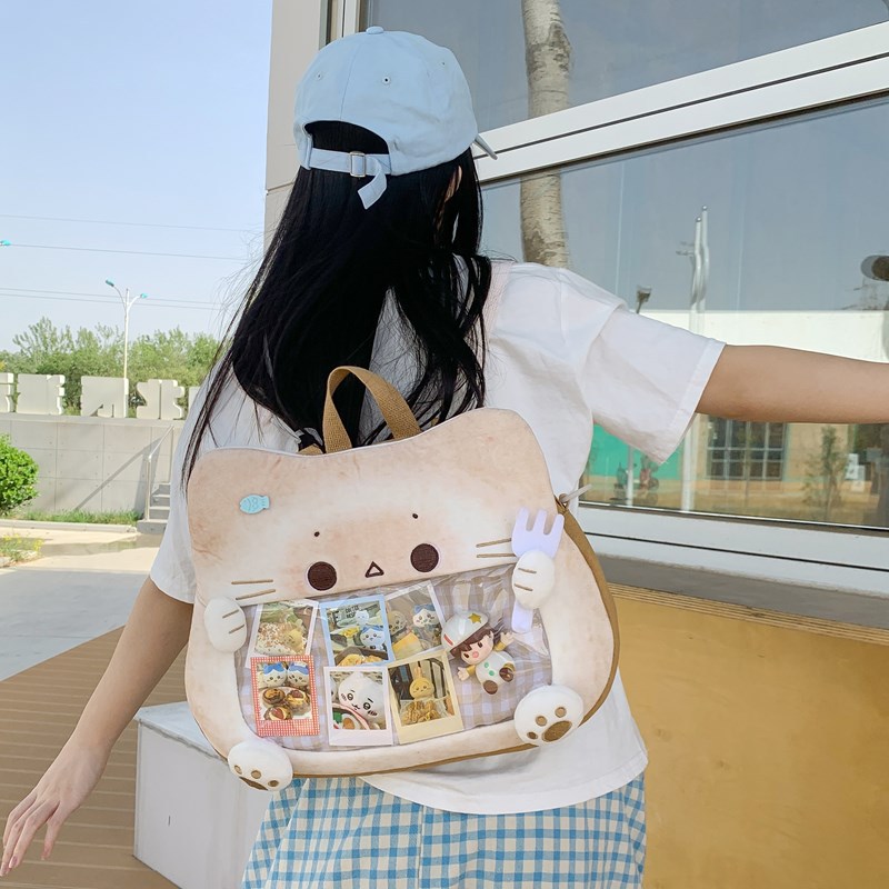 推し活グッズ 思い出コレクション猫型ショルダー