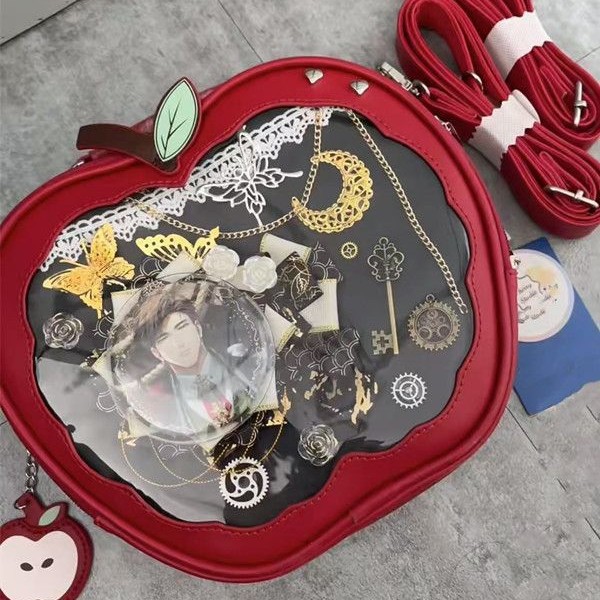 推し活グッズ 魅惑の林檎コレクション背負い袋