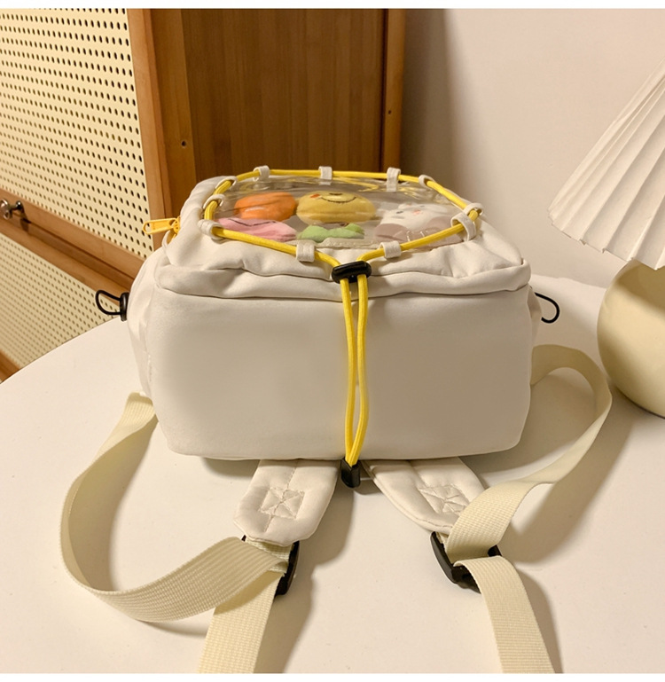 推し活グッズ 推し活 透明ポケットぬいぐるみリュック