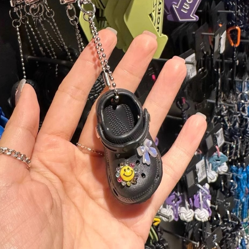 推し活グッズ にこにこサンダル ミニチュアキーホルダー