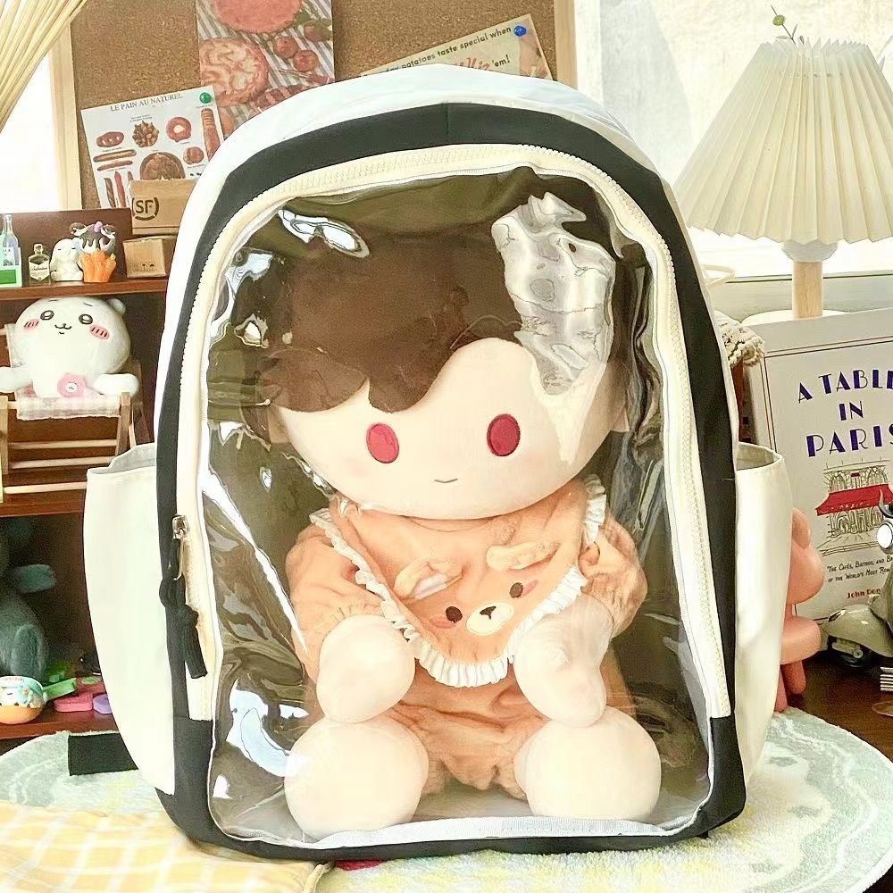 推し活グッズ ぬいぐるみ透明収納リュック