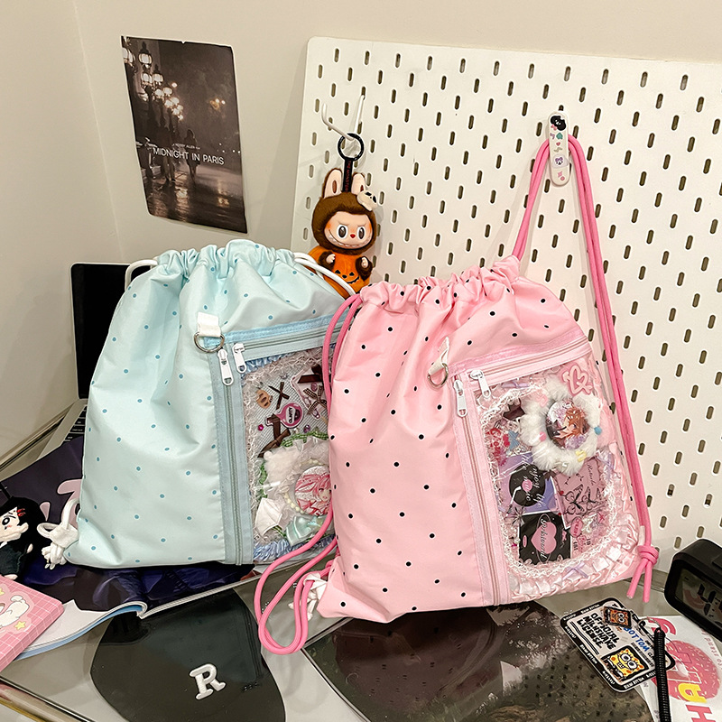 推し活グッズ 推し収納巾着リュック