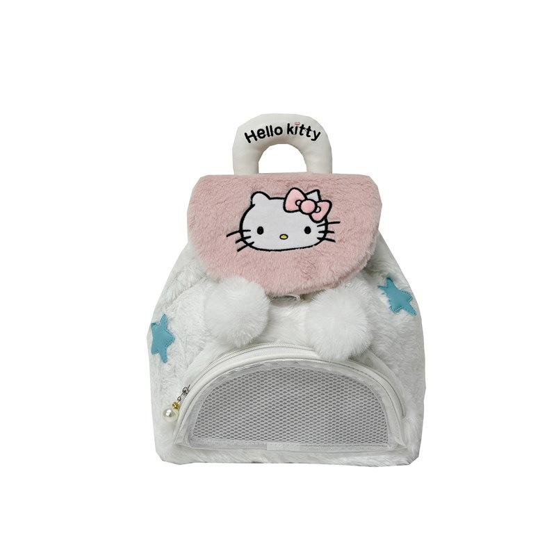 推し活グッズ ふわもこキャラクター ぬいぐるみポーチリュック