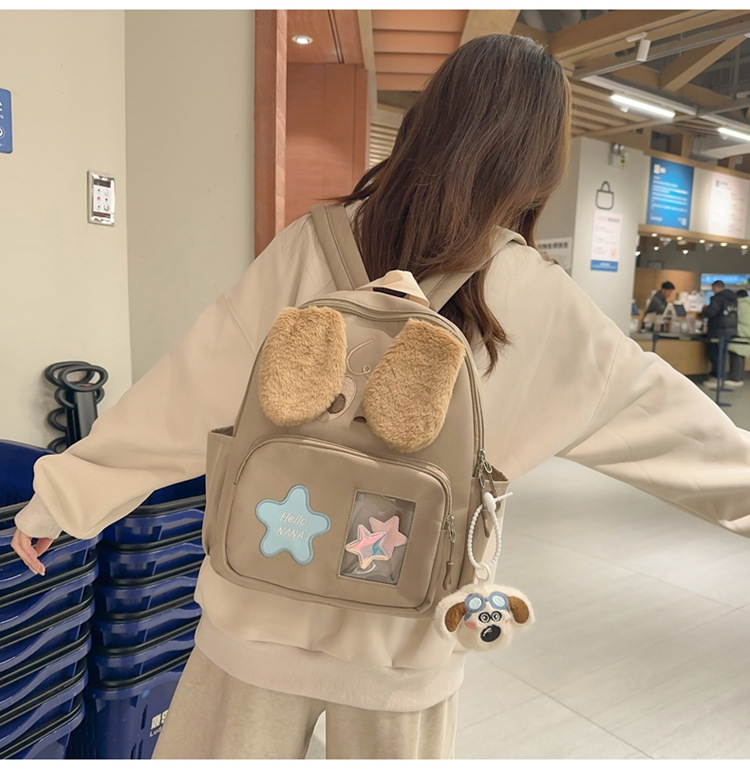 推し活グッズ もふもふわんこの推し活リュック