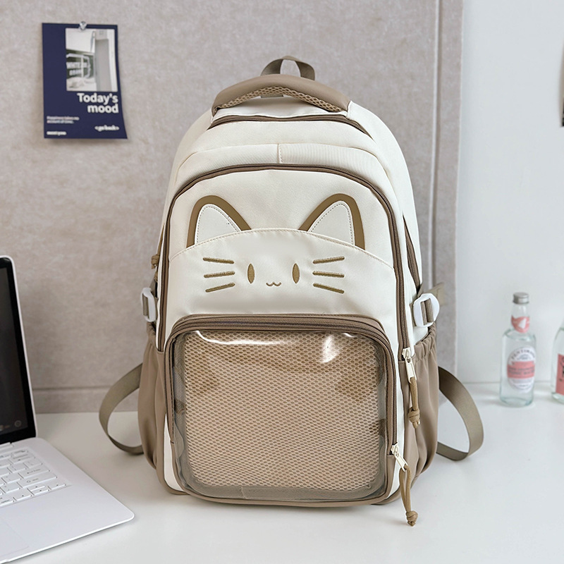 推し活グッズ ねこさん顔の推し活リュック