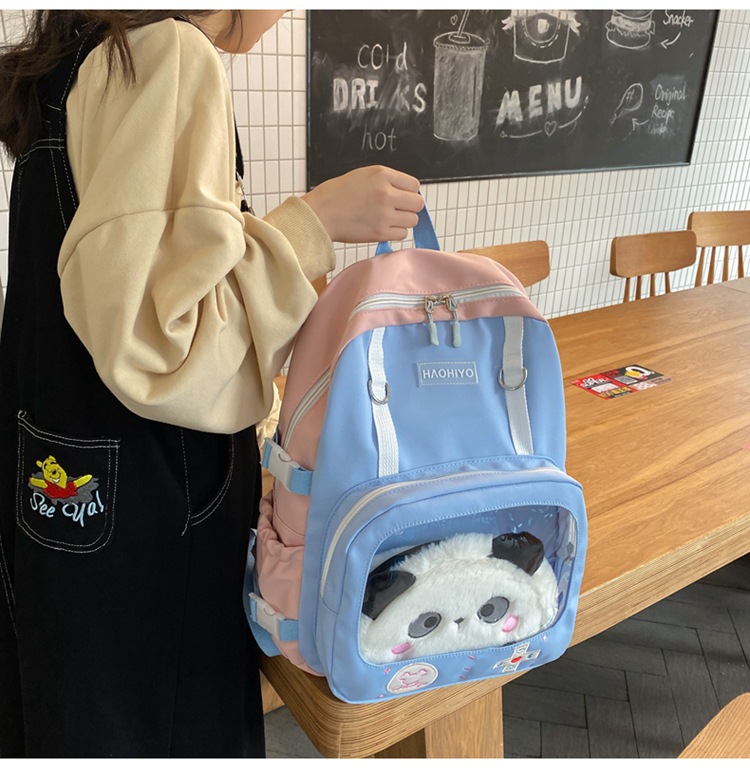 推し活グッズ ぬいぐるみ窓付き推し活リュック