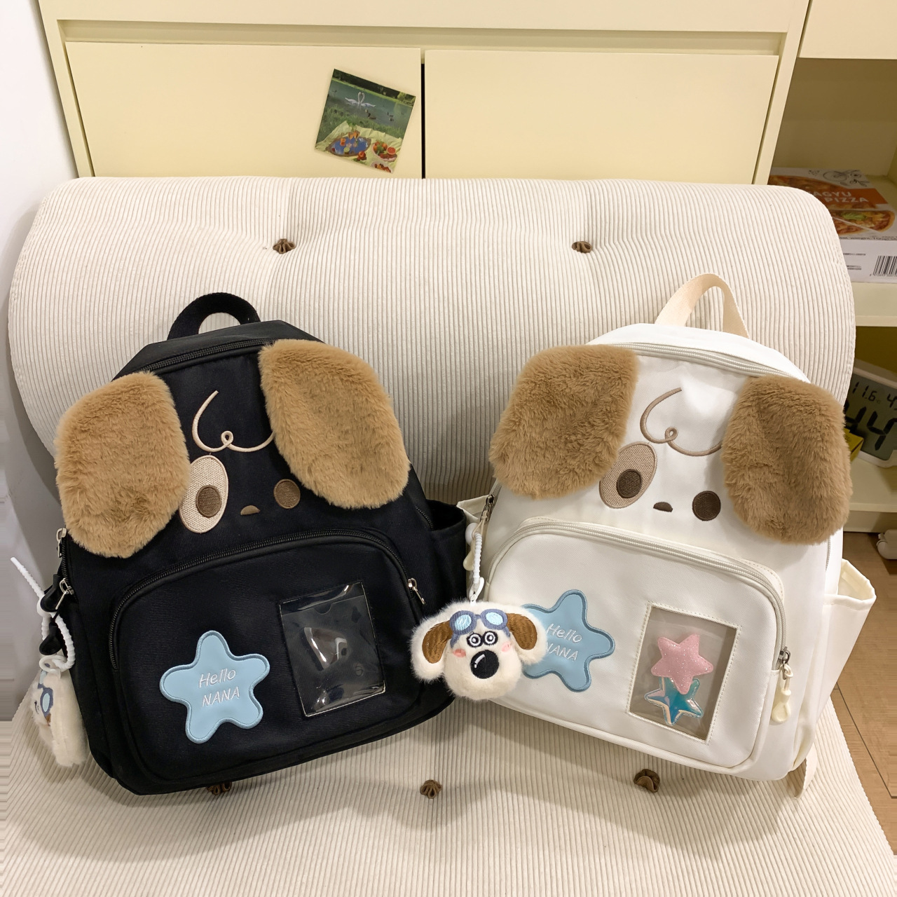 推し活グッズ もふもふわんこの推し活リュック