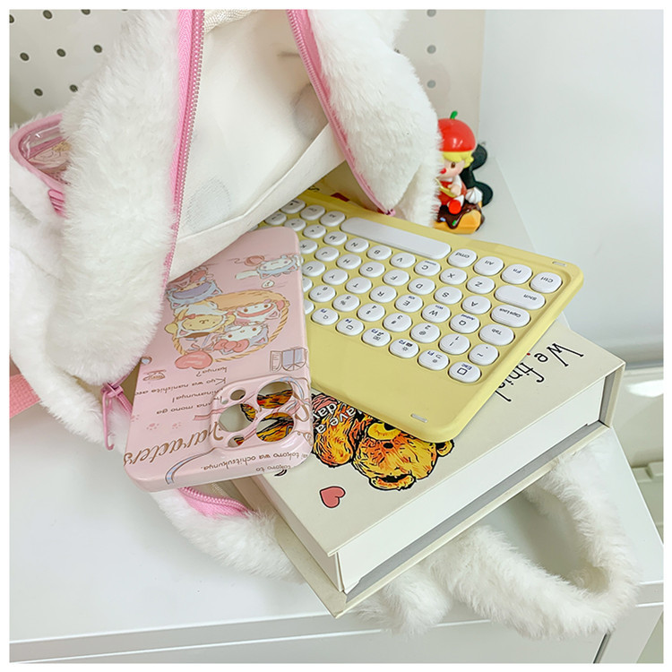 推し活グッズ ふわもこうさぎ推し活リュック
