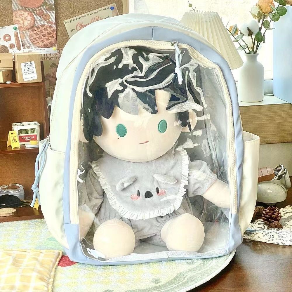 推し活グッズ ぬいぐるみ透明収納リュック