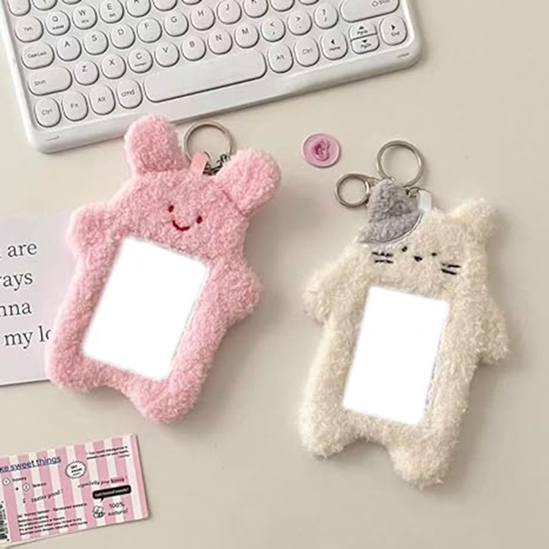 推し活グッズ もこもこ動物プロマイドケース