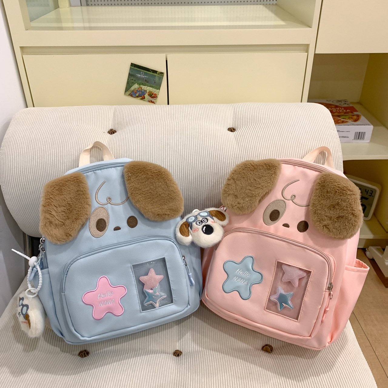 推し活グッズ もふもふわんこの推し活リュック