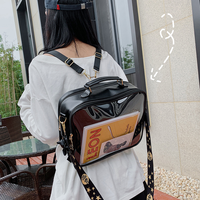 推し活グッズ 透明窓付き推しグッズ収納リュック