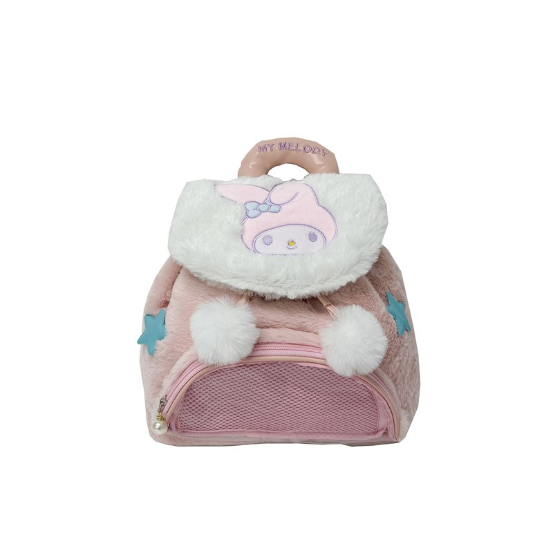 推し活グッズ ふわもこキャラクター ぬいぐるみポーチリュック