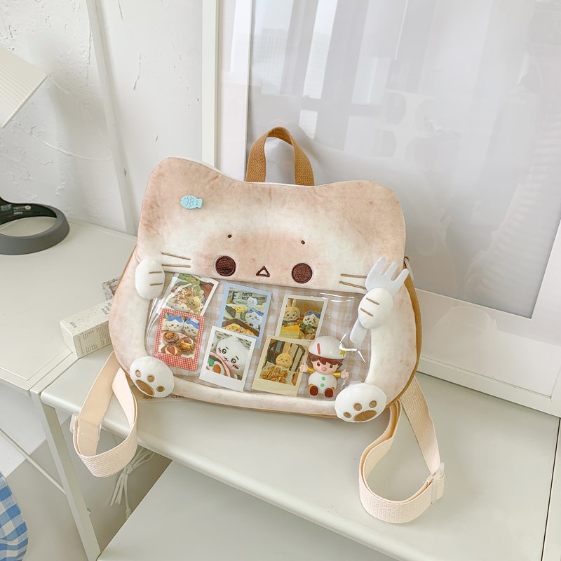 推し活グッズ 思い出コレクション猫型ショルダー