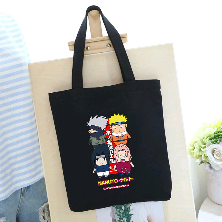推し活グッズ ナルト仲間たちのキャラクタートートバッグ