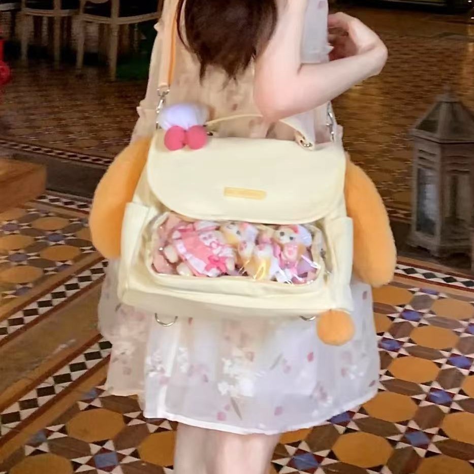 推し活グッズ おともぬいぐるみ透明ポケットリュック