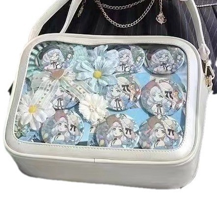 推し活グッズ クリアポケット付き推し活ショルダー