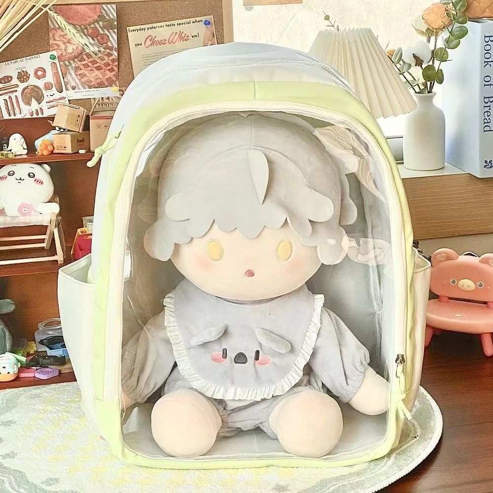 推し活グッズ ぬいぐるみ透明収納リュック