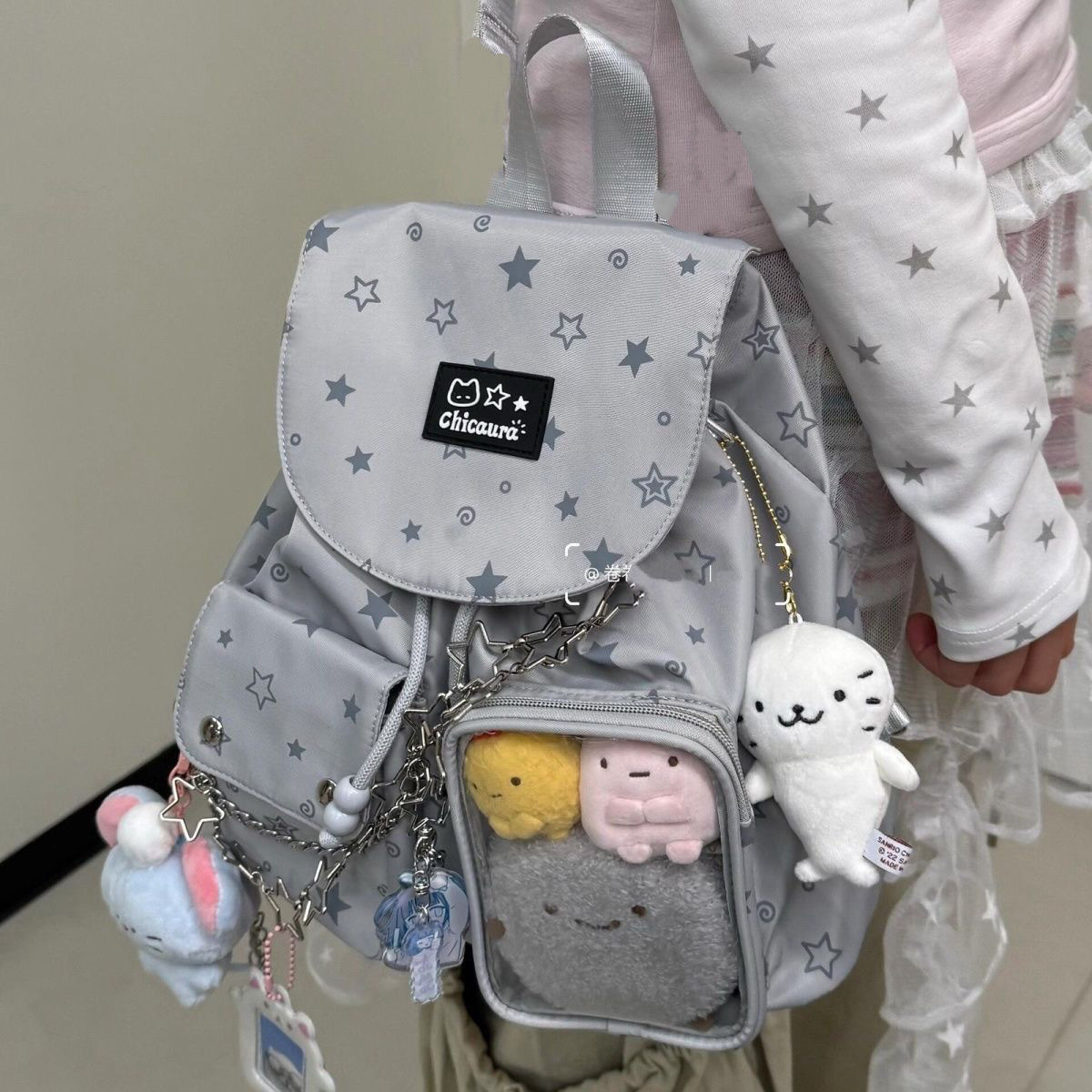 推し活グッズ 星空ぬいぐるみ飾り付き推しリュック