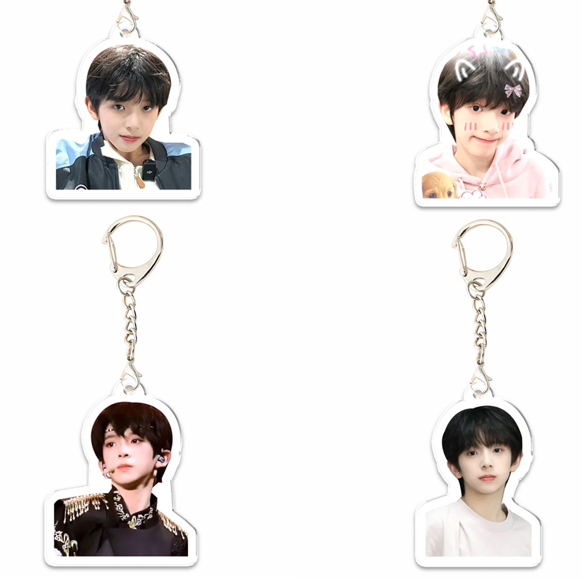 推し活グッズ アイドル型アクリルキーホルダー