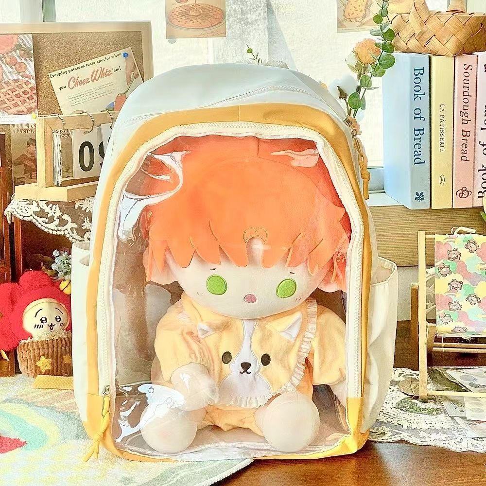 推し活グッズ ぬいぐるみ透明収納リュック