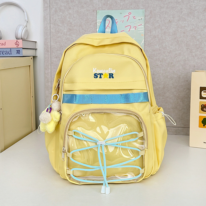推し活グッズ キラキラ透明ポケットリュック