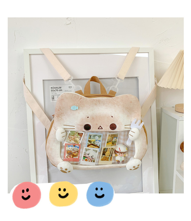 推し活グッズ 思い出コレクション猫型ショルダー