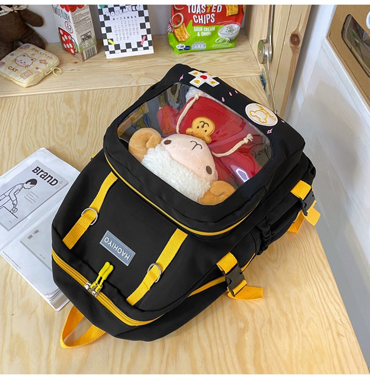 推し活グッズ ぬいぐるみ窓付き推し活リュック