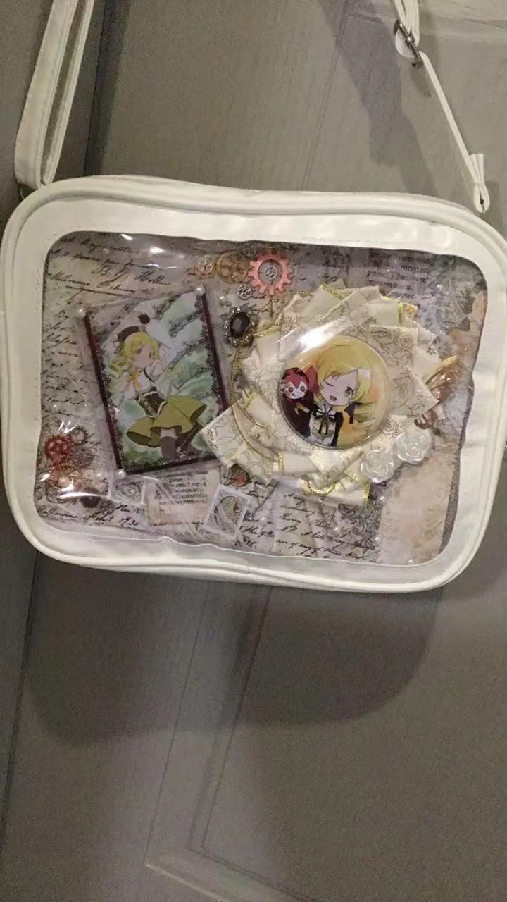 推し活グッズ クリアポケット付き推し活ショルダー