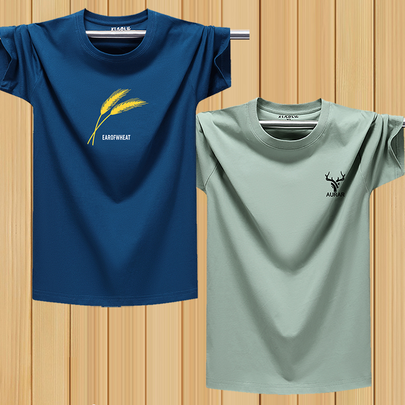 40 代 ファッション メンズ 山岳シルエット ロゴ入り半袖Tシャツ
