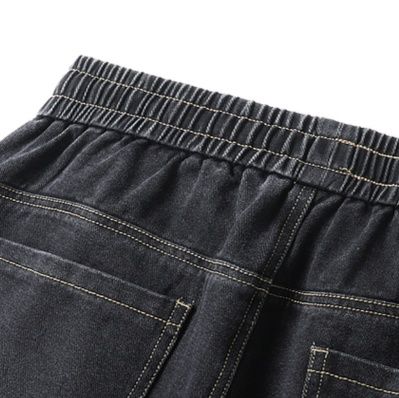 40 代 ファッション メンズ 余裕シルエット デニムワイドパンツ