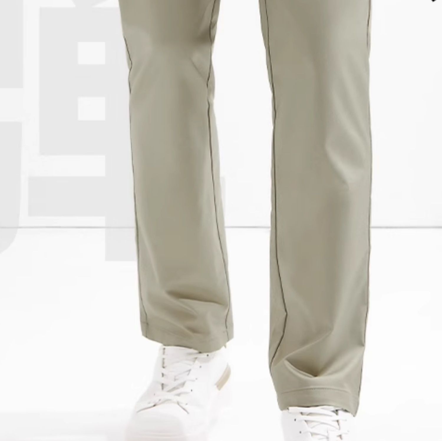 40 代 ファッション メンズ 微弾性ストレッチノータックパンツ