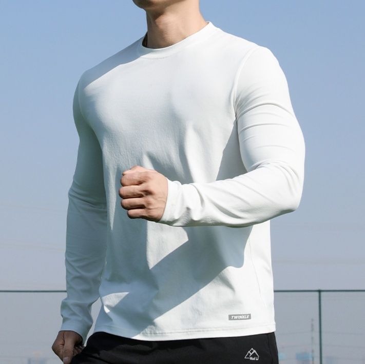 40 代 ファッション メンズ さわやか通気性長袖カットソー